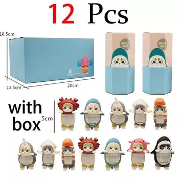 Sonny Angel Blind Box Dreaming Series Мини-фигурка в стиле аниме «Акула», украшения для кошек, куклы, фанаты, дети, рождественский подарок на день рождения