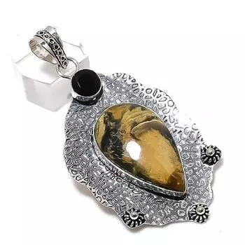 Sonora Sunrise, Spinel Gemstone 925 Sterling Silver Jewelry Pendant 2.80 F6G88