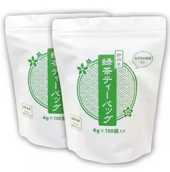 Sonota Seicha, изготовленный в пакетиках зеленого чая с ярким вкусом, подходит как для холодного, так и для горячего заваривания 200 г Сидзуока, Матча, (2 сумки, шт.)