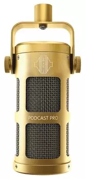 SONTRONICS PODCAST PRO GOLD Суперкардиоидный динамический микрофон для подкастов