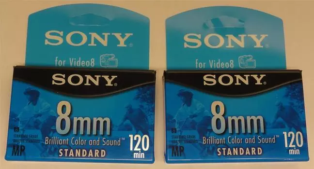 Sony 8 мм стандартное видео8 120 p6 120 Mpl ~ мин. ~ – (2 шт.)