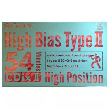 Sony CDix II 54 Высокопозитивная кассета C-54CDX2