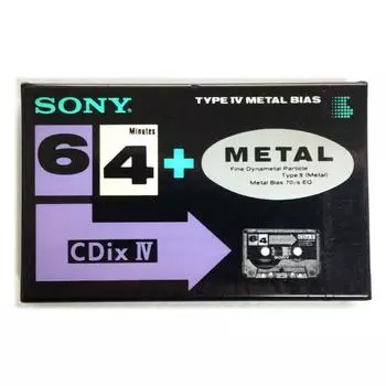 SONY CDix IV Metal Position 64 минуты C-64CDX4