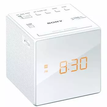 Sony Часы-радио FM-совместимый таймер сна Белый W ICF-C1 FM/AM/Wide ICF-C1
