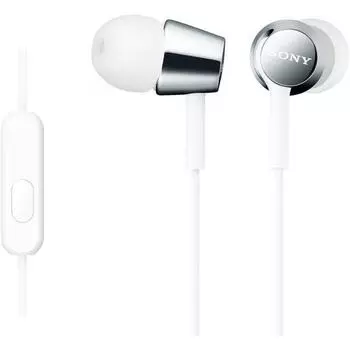 Sony Earphones Mdr Ex150ap Canal Type Remote Control W Mic White Mdr Ex150ap W Parallel Imported White Mic Included Call Compatible