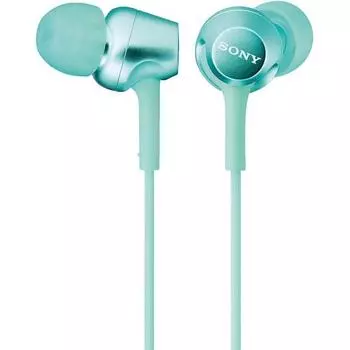 Sony Earphones Mdr Ex250 CanaL Type Mint BLue Mdr Ex250 L Mint BLue No Mic