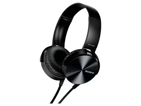 SONY Headphones MDR-XB450: Sealed Foldable Black MDR-XB450 B