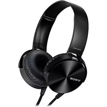 Sony Наушники Sony Mdr XB450 герметичные складные черные Mdr XB450 B черные