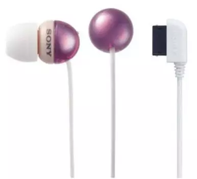 SONY Stereo Ear Receiver for Mobile Phone EX33 Docomo External Connection Terminal Connector Pink MDR-EX33DO/P