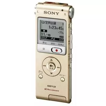 SONY стерео IC диктофон 8 ГБ UX400F шампанского золотого цвета ICD-UX400FN