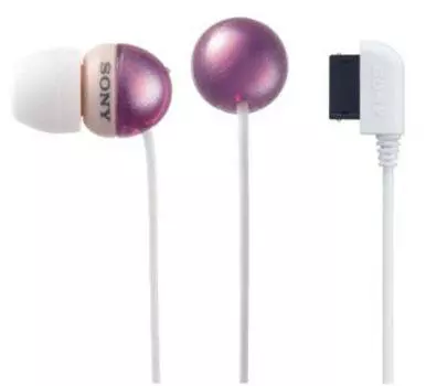 Sony Стерео ушной ресивер для мобильного телефона EX33 Docomo внешний соединительный терминал розовый MDR-EX33DO/P