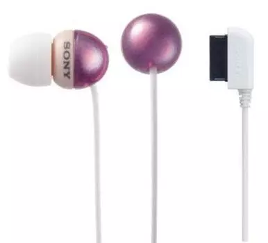 SONY стереонаушники для мобильного телефона EX33 au внешний соединительный разъем розовый MDR-EX33AU/P