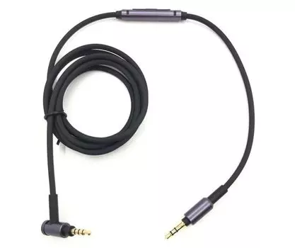 SONY WH-H900N 1000XM3 MDR-1A M2 1R 100AAP Earphone Replacement 3.5mm Headphone Cable Headphone Extension Cable Line Headphone Accessories (Black)