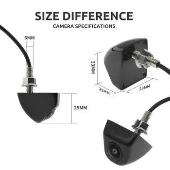 SonyCCD парковочная камера заднего вида 12 В резервная камера заднего вида Fish Eyes ночное видение 170 градусов угол HD Auto белый