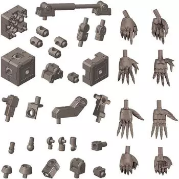 MSG Modeling Support Goods Mecha Supply Assortment 03 Joint Set Gunmetal Ver. Пластиковая модель без масштаба
