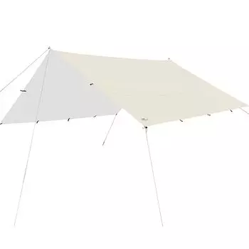 Soomloom Rectatarp 19 UV Уличный тент с УФ-защитой Silver, большой, петли, защита, покрытие, защита от дождя, защита от ветра, солнцезащитный козырек, кемпинг, серебряный