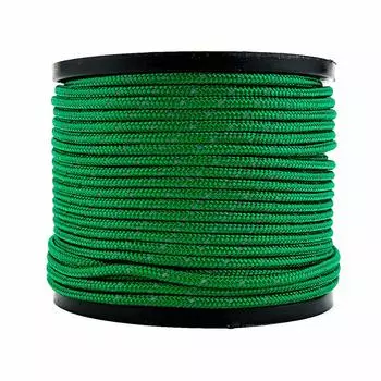 Soomloom Tent Rope with Reflective Total Length Rope Diameter 4mm Material, 50m, (Green)
