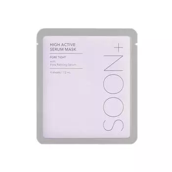 SOON + High Active Serum Mask 12 мл ~ 25 мл * 5 шт. Pore Tight 12ml