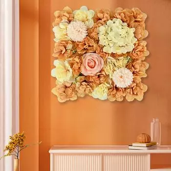 Соответствующие искусственные цветы Цветочные настенные панели Свадебный декор розовый