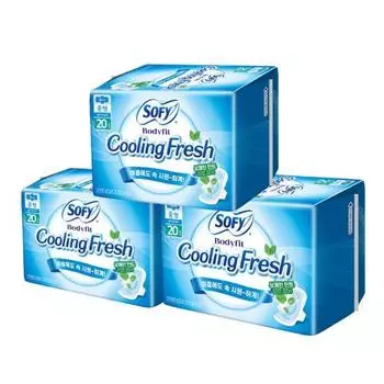 Sophie Cooling Fresh Medium 20P / Large 16P 3 комплекта, 2 типа, выберите 1, корейские женские товары Cooling Fresh Large 16p*3