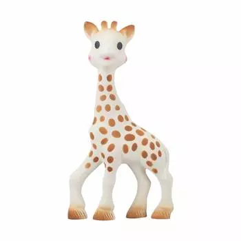 Sophie La Girafe Vulli Vulli Детская игрушка для прорезывания зубов Натуральный каучук Безопасный Милый 616400 Подарок ребенку на день рождения [Sophie Giraffe] [Товар] белый