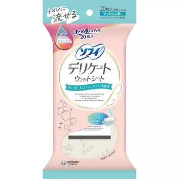 Sophie Sofique Wet Soap Аромат 10 2p Unicharm