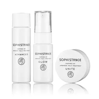 Sophistance Skin Care Trial Set Sensitive Skin Moisturizing Serum 20ml Emulsion 12g Cream 10g Fermented Natural Skin Rice Bran Fermented Liquid Made
