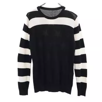 SOPHNET. Long sleeve sweater S Black series knit Men s Used