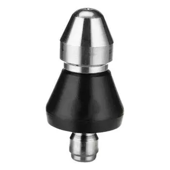 Сопло высокого давления из нержавеющей стали, инструмент для очистки канализации, быстроразъемный разъем 1/4 дюйма, передние и задние форсунки, мойка высокого давления, очиститель канализационных труб, очиститель шлангов B