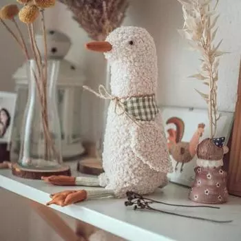 Сопровождайте Huggable Ins Filling Animal Chick Plush Toys Doll