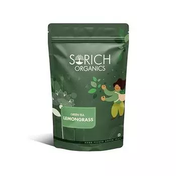 Sorich Organics Lemongrass Green Tea 50gm | Lemongrass Green Tea | Lemongrass Tea | Lemongrass Green Tea Loose