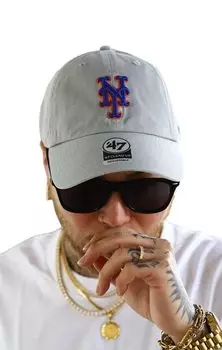 Сорок семь NEW YORK METS CLEAN UP New York Mets Cleanup Cap Hat 47 STORM/Storm