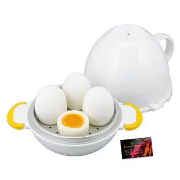 СОСЕД КЛОУН Яйцеварка Яйцеварка Яйцеварка Яйцеварка Регулировка твердости Плита Экономия времени Приготовление завтрака Похудение Здоровая еда белый