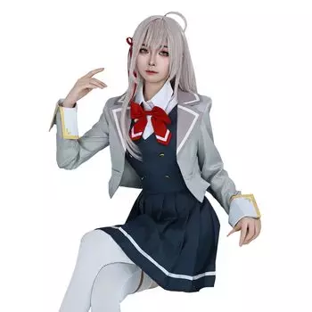 соседка иногда выпаливает на русском языке Косплей Хэллоуин Униформа [молочное время] Арья-сан (единообразный)