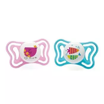 Соска Chicco Physio светло-розовая 16-36M 2U