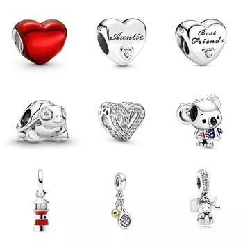 Соска-письмо «Любовь» Медведь из розового золота Браслет Бусины Аксессуары для самостоятельного изготовления