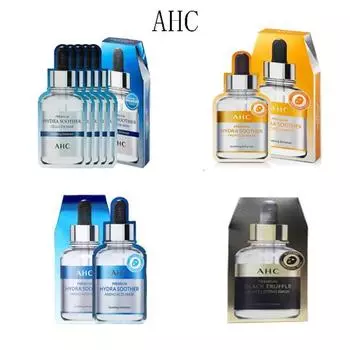 Соска-пустышка AHC Premium Hydra /Прополис/Аминокислотная маска/Бархатная лифтинг-маска с черным трюфелем 4 шт.