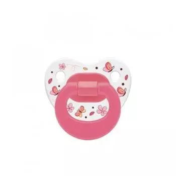 Соска-пустышка Bebsi с узором нёба №:3 – Розовый