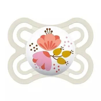 Соска-пустышка Mam Baby Perfect 0 силиконовая розовая 1U