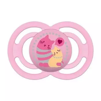 Соска-пустышка Mam Baby Perfect 16, силикон, розовая