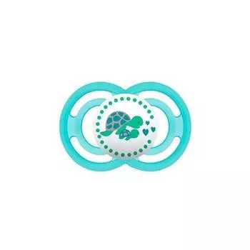 Соска-пустышка Mam Baby Perfect Perfect 6 силикон синяя 1U