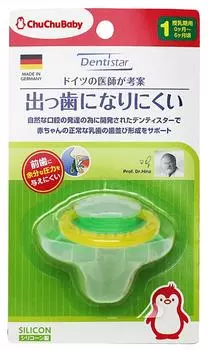 Соска-пустышка Tutu, предотвращающая выдвижение зубов Dentistar 1 для кормления грудью