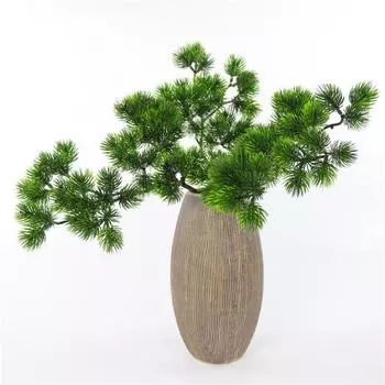 Сосна Бонсай Аксессуары Цветок Украшение Дома Растение Моделирование Цветка