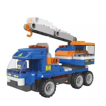 Сосновые блоки Ruru Transformation Crane Block 94 шт., разноцветные