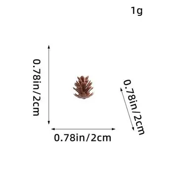 Сосновые шишки и сосновые цветы Рождественские украшения Подвеска, Креативные DIY Пластиковые Еловые сосновые аксессуары Реквизит для съемки Украшение