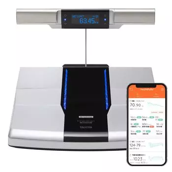 Состав тела Tanita, сделанный в Понимает мышцы, оснащенный медицинским управлением полем на внутреннем сканировании Ширина 320 мм x Высота 57 мм x Глубина 348 мм Измеритель,