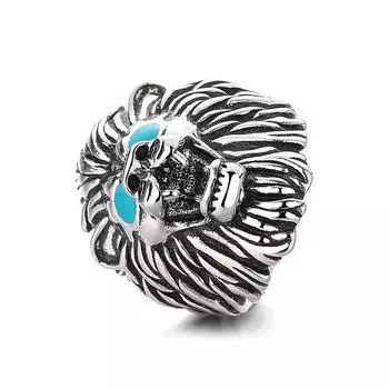 Составное Кольцо Ветра Льва Мужское Властное Открытие Регулируемое Мужское Кольцо Короля Льва Льва Личность Кольцо