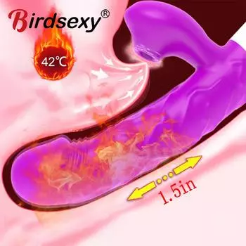Сосущие вибраторы женские секс-игрушки для женщин взрослые 18 нагревательный выдвижной скрученный клитор присоска стимулятор дилдо вибрирующий No Heating