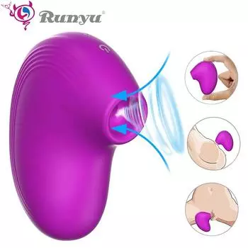 Сосущий вибратор, присоска для клитора и сосков для женщин RUNYU, стимулятор клитора, киска, оральный минет, этитические секс-игрушки для взрослых пар