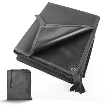 SOTCAR Ground Sheet Leisure Sheet Палатка 200 x 150 см Водонепроницаемая двухсторонняя водоотталкивающая толстая 1000D прочная износостойкая сумка для хранения в комплекте